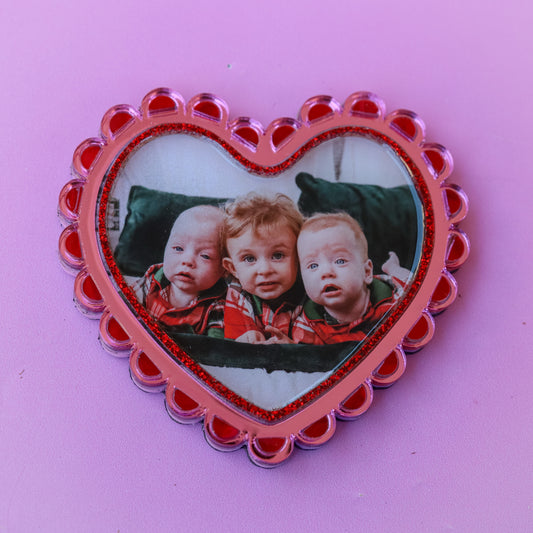 Custom Photo Valentine’s Magnet