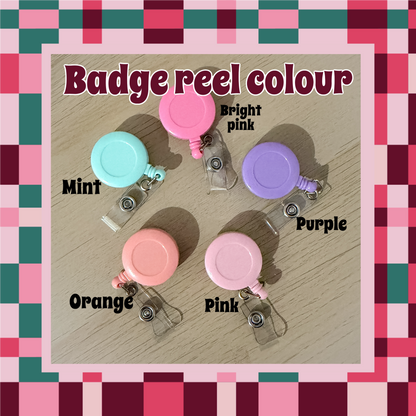 Pet Portrait Christmas Brooch (or badge reel)