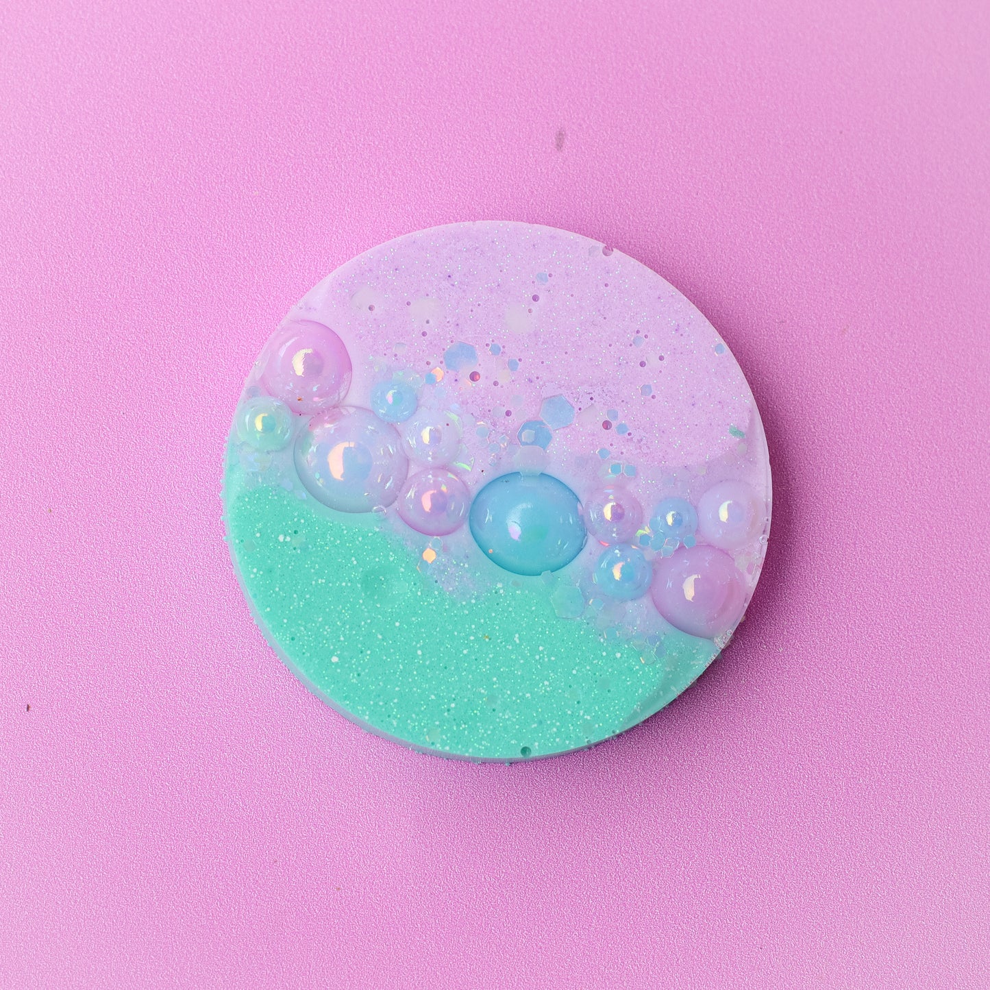 Large Pastel Circle Shaped Tag