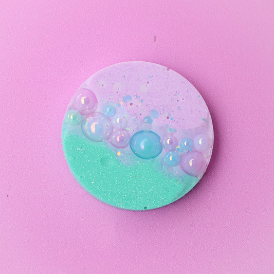 Large Pastel Circle Shaped Tag