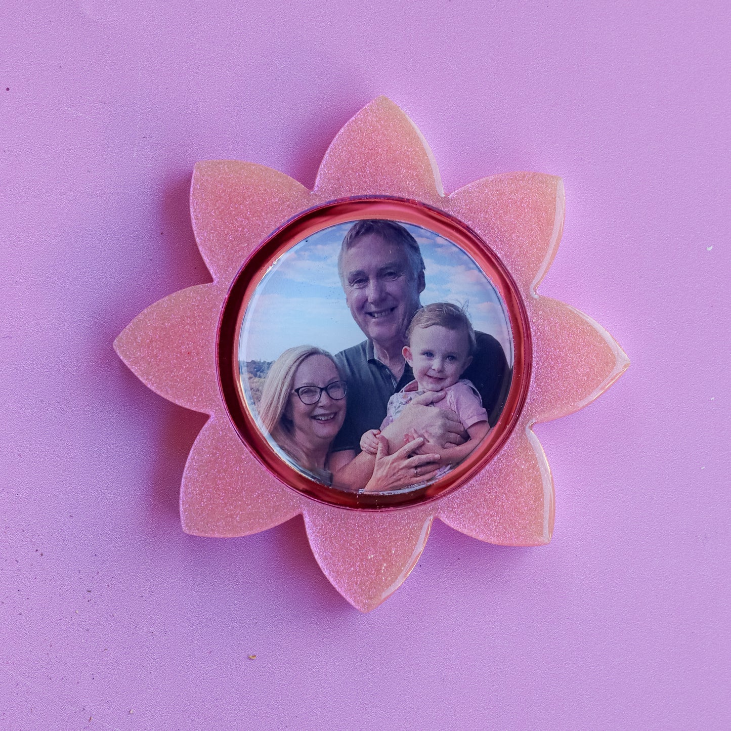 Flower Photo Magnet