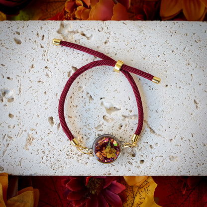 Autumn Floral Round Bracelet