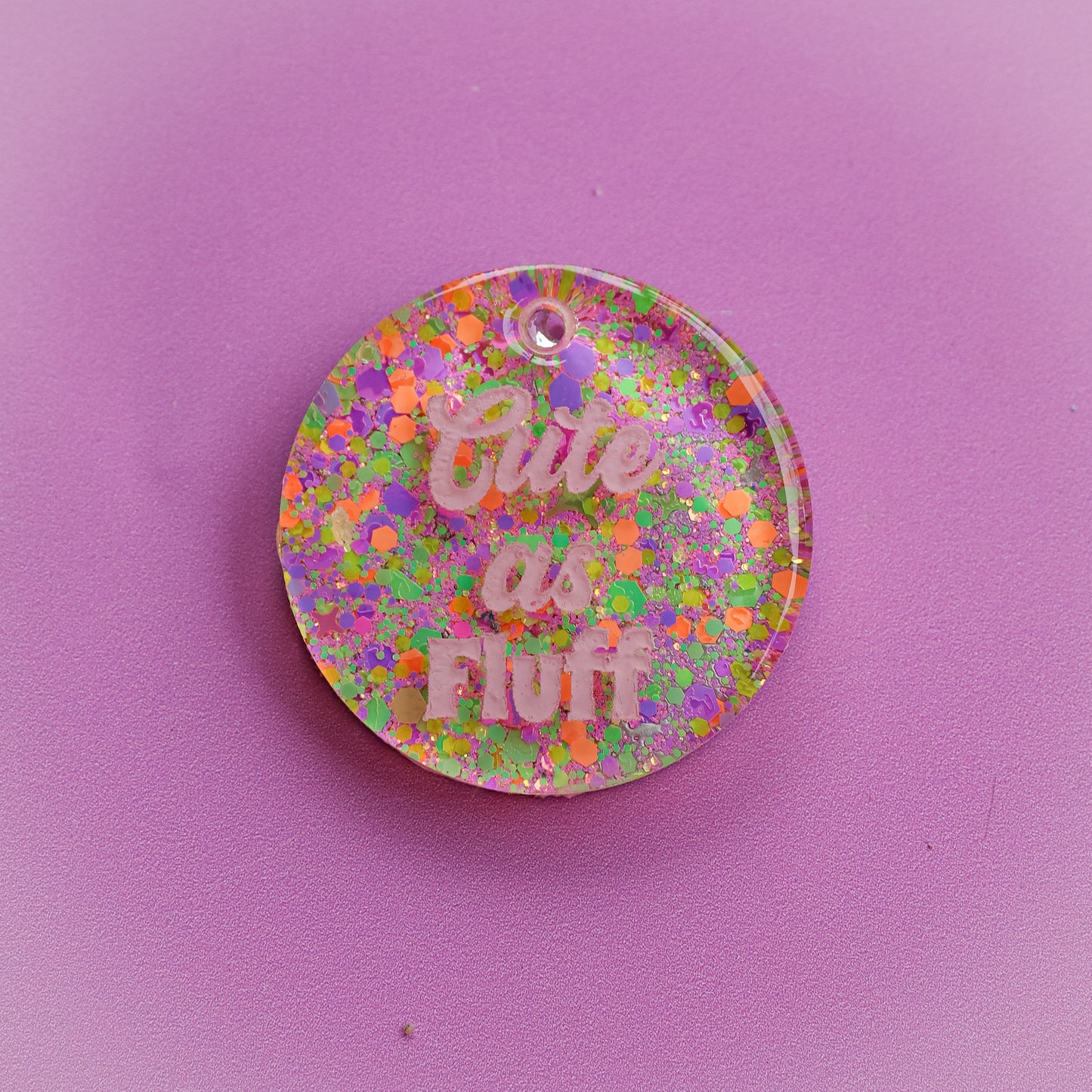 Cute as Fluff Slogan Collar Candy®️