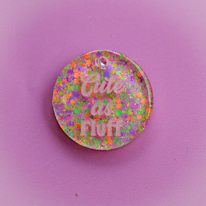 Cute as Fluff Slogan Collar Candy®️