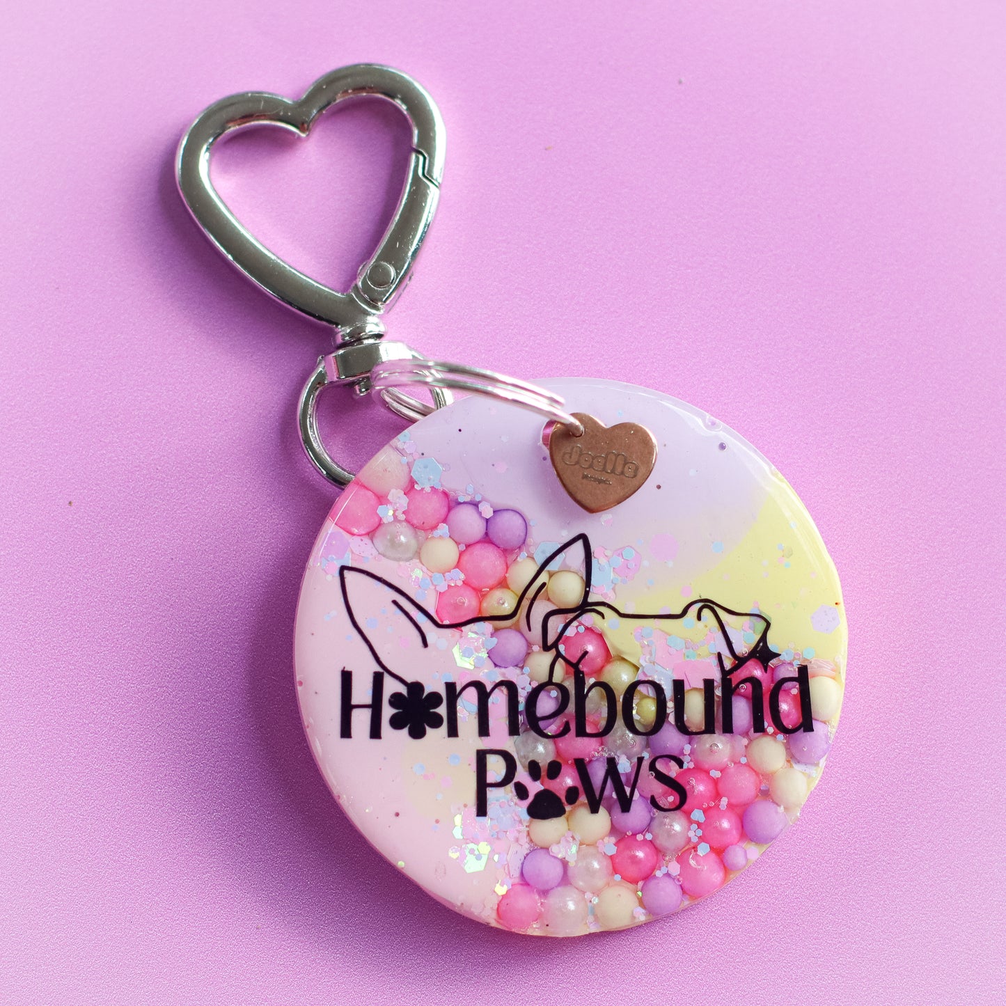 Custom Business QR Keyring