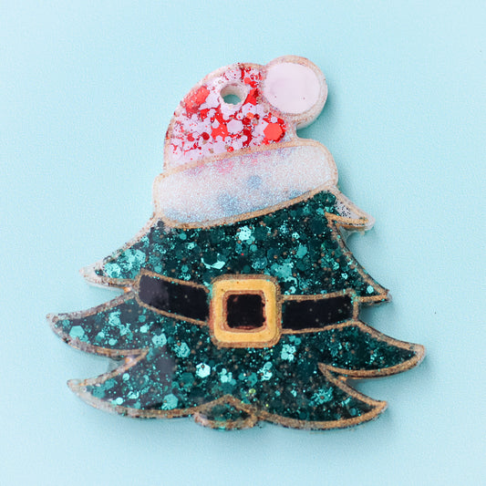 Christmas Tree Pet ID Tag/Keyring