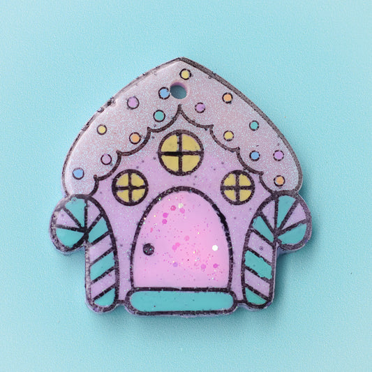 Gingerbread House Pet ID/Keyring