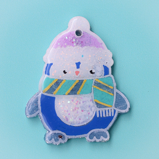 Penguin Pet ID Tag/Keyring