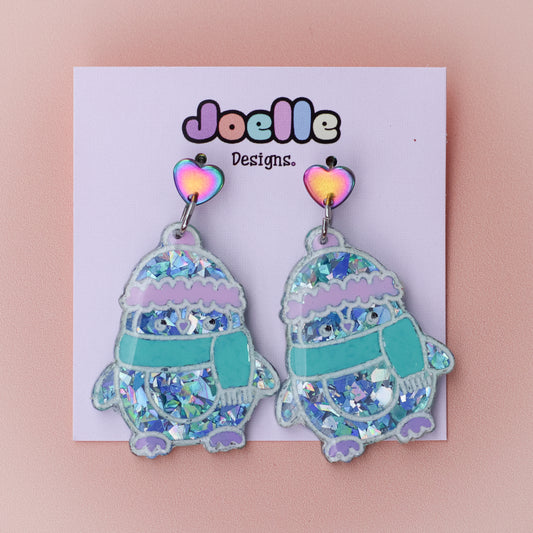 Festive Penguin Earrings