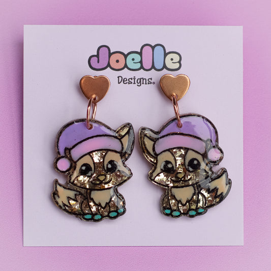 Festive Fox Earrings