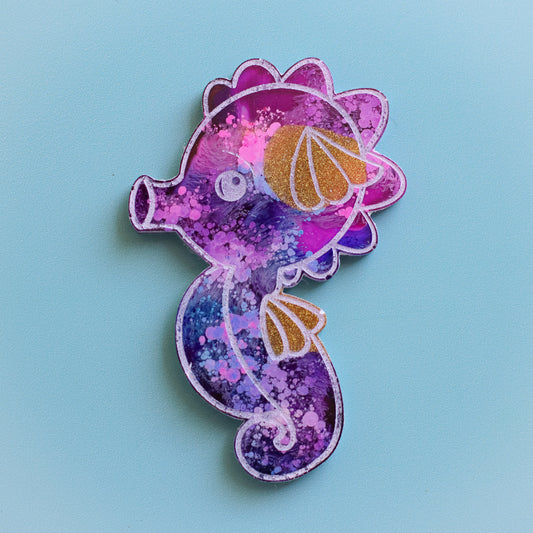 Large Seahorse Tag