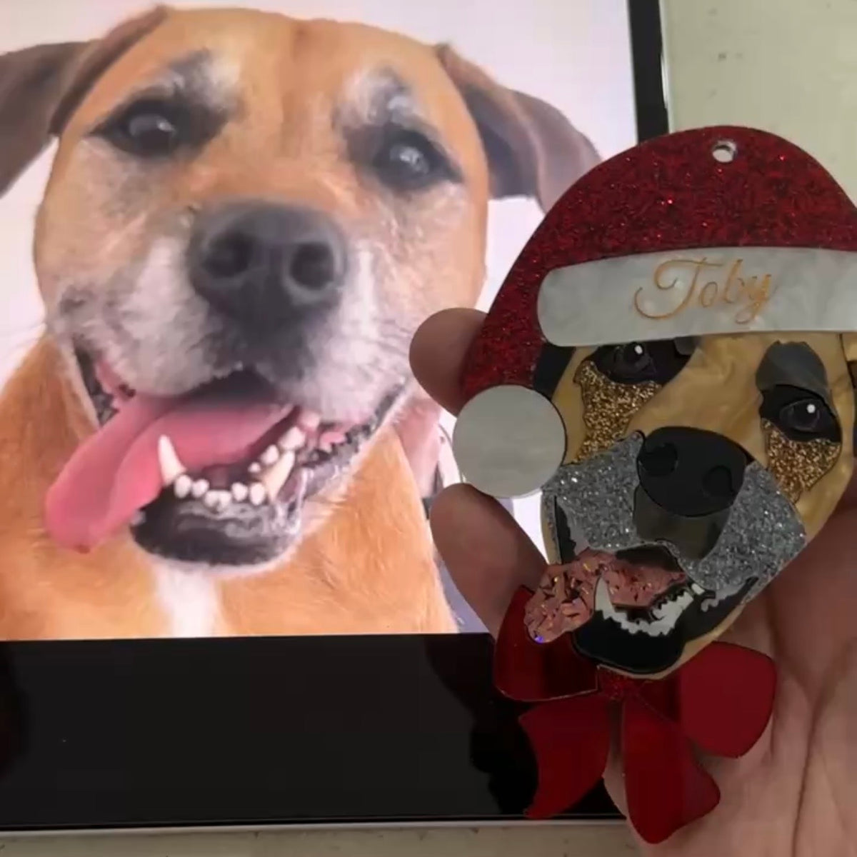 Pet Portrait Tree Decoration
