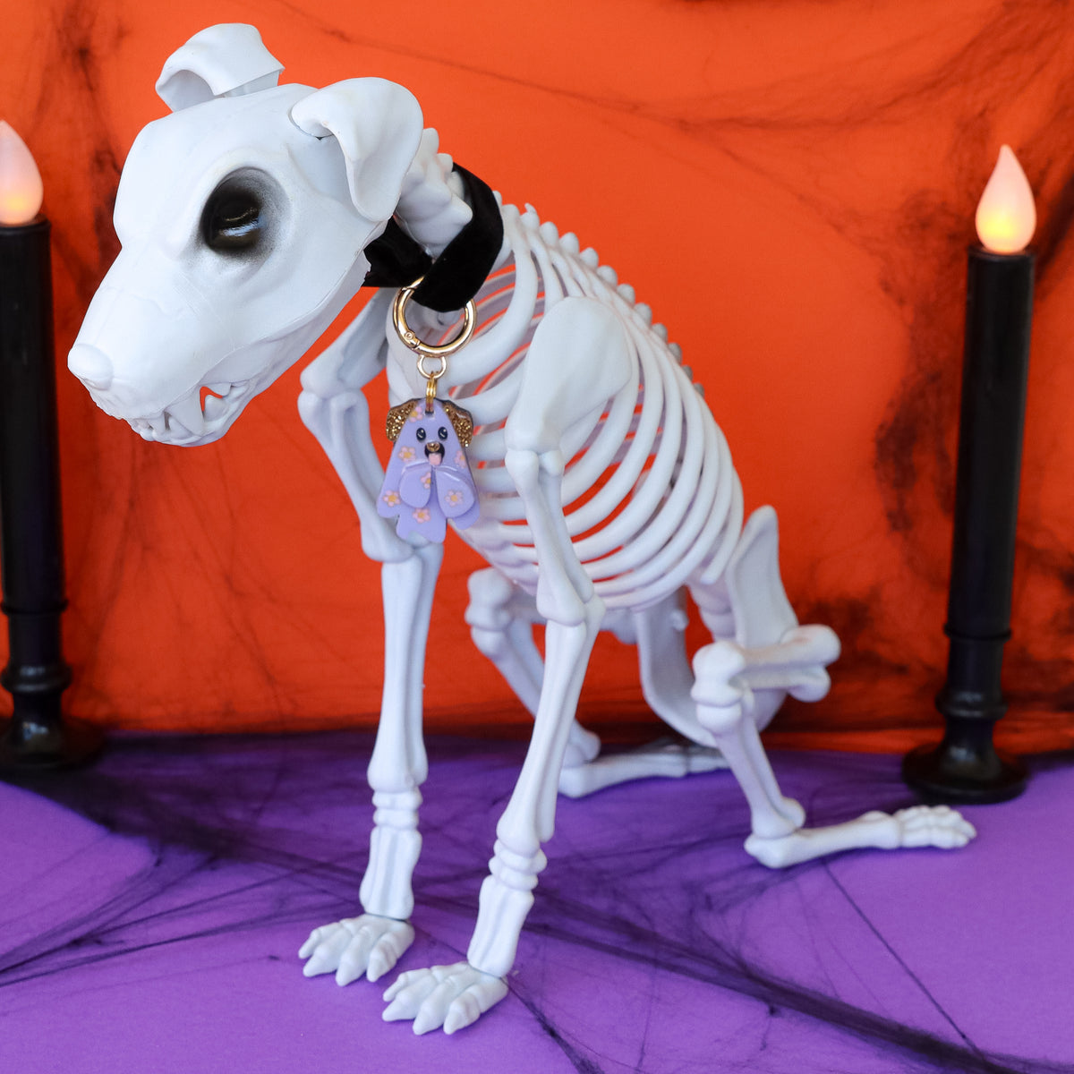 Floral Outfit Dog Ghostie Collar Candy®️