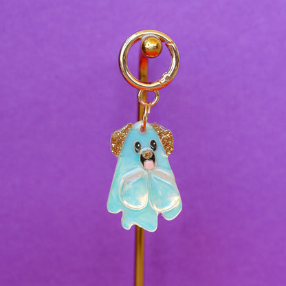 Glow in the dark Dog Ghostie Collar Candy®️