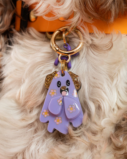 Floral Outfit Dog Ghostie Collar Candy®️