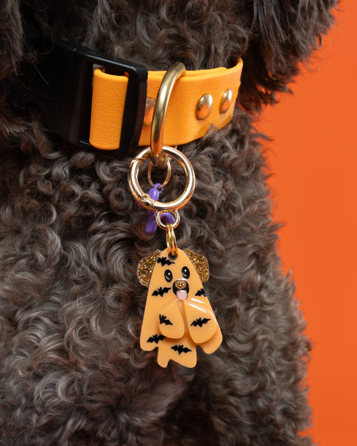 Bat Outfit Dog Ghostie Collar Candy®️