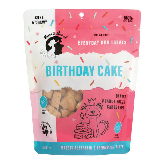Mimi & Munch Birthday Cake Soft & Chewy Natural Dog Treats