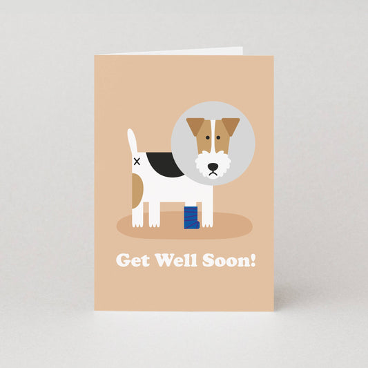 Dog Get Well Soon Card | Pet Get Well Soon Card | Dog Card